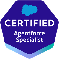 Salesforce Certified Agentforce Specialist badge