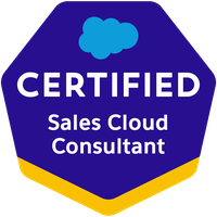 Salesforce Certified Sales Cloud Consultant badge